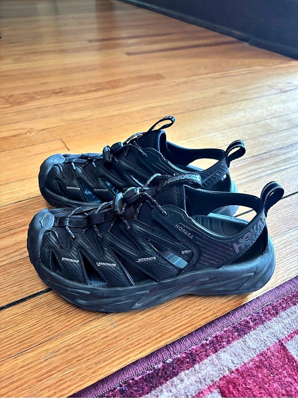 HOKA Hopara 2 Black Athletic Shoes